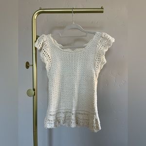 Anthropologie crochet tank